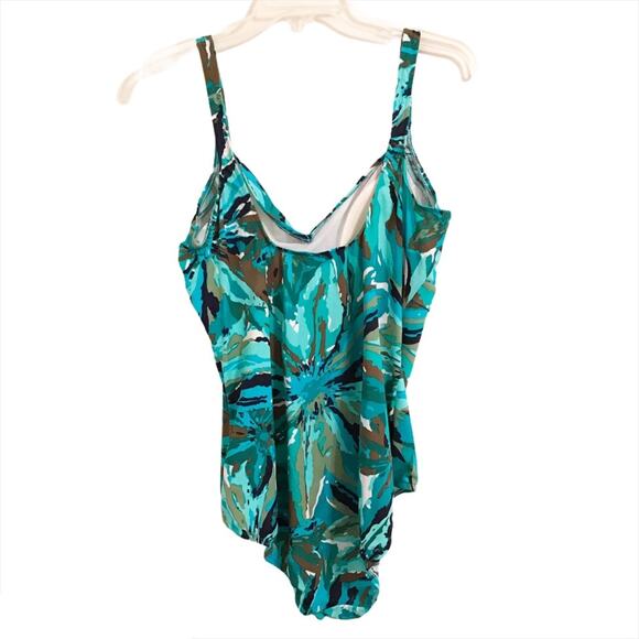 NWT Castaway Tropical One piece Swimsuit - Picture 2 of 9